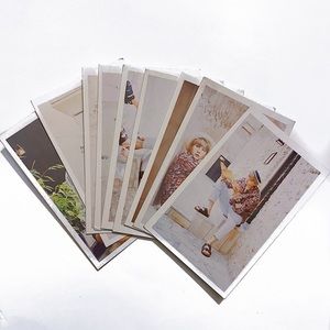 Pack of 9 BTS photo cards.